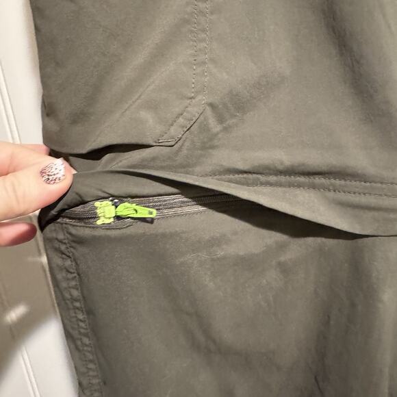 REI Co-op Sahara Convertible Cargo Pants Olive Greens Plus Size 22W - Picture 6 of 8